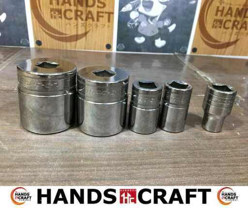 スナップオン ソケット SWM16/SWM18/SWM30/SWM32 4点+おまけ TW141A 中古品 【ハンズクラフト宜野湾店】