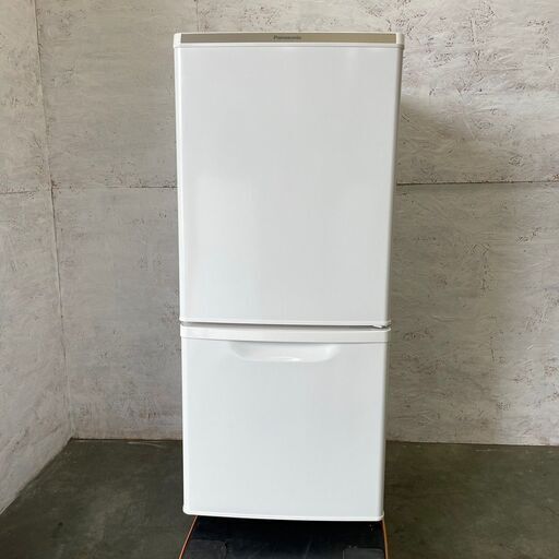 【Panasonic】パナソニック ノンフロン冷凍冷蔵庫 容量138L 冷凍室44L 冷蔵室94L NR-BW14DJ-W 2021年製