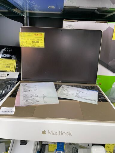 滋賀草津店から良品館へ　　ジモティ来店特価!!　MacBook　12インチ　Early2015　　J-0571