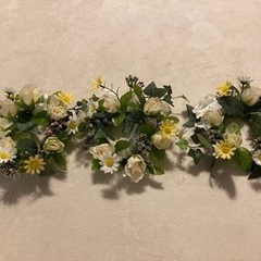テーブル装花 テーブルフラワー　フラワーリース（造花）の画像