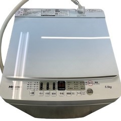 NO.481【2022年製】Hisense 全自動電気洗濯機 HW-G55BK1 5.5kg