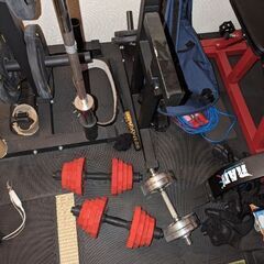早いもの勝ち！総額30万円相当！ベンチプレス、スクワット、懸垂、ぶら下がり健康器具、ダンベル、引き取り限定