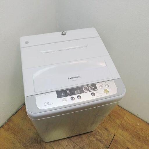 配達設置無料！ 信頼のPanasonic 5.0kg 洗濯機 ES10