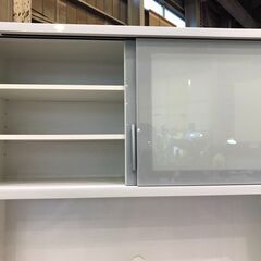 愛品館八千代店】高橋木工所 スライド扉キッチンボード テクト120