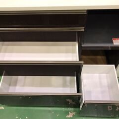 愛品館八千代店】高橋木工所 スライド扉キッチンボード テクト120