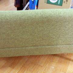 2人掛けソファ 幅123×奥行67×高さ68cm リビングソファ 二人掛け ファブリック デイジー グリーン 西岡店