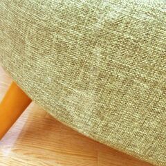 2人掛けソファ 幅123×奥行67×高さ68cm リビングソファ 二人掛け ファブリック デイジー グリーン 西岡店