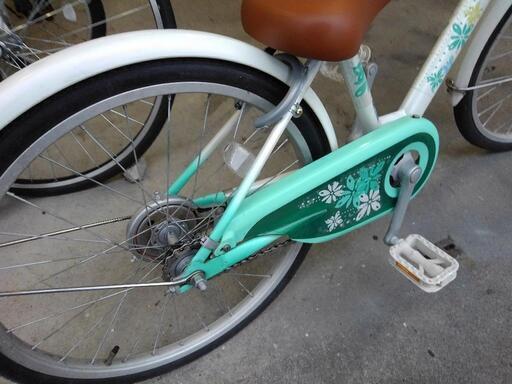 自転車 中古子供自転車2590 前後タイヤ新品！ ブリヂストン 