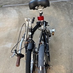 キャプテンスタッグ 16インチ折り畳み自転車 ペダル交換済 輪行バッグ付き