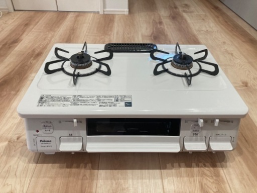 【美品】パロマ ガスコンロ 2021年製 LPガス 右強バーナー