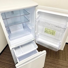 激安‼️付け替えどっちでもドア 137L 19年製SHARP2ドア冷蔵庫SJ-14E6 