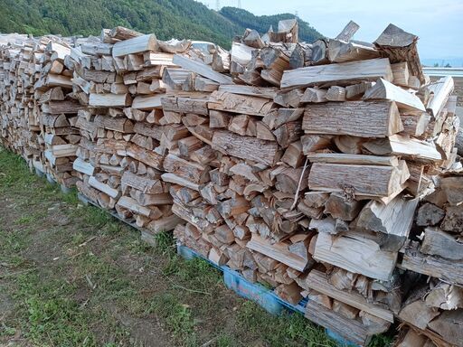 杉　割薪　100キロ単位　乾燥薪