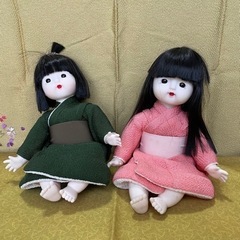 おさな人形　日本人形 男の子女の子2体セット②