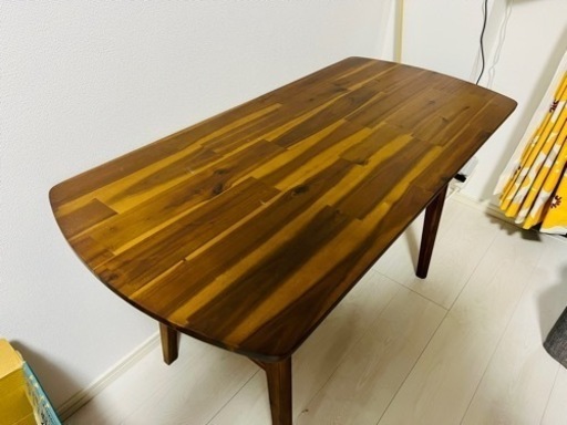 UNICO 天然木 カフェテーブル ローテーブル