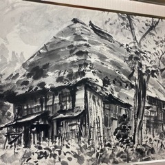 水墨画　大型絵画　上山出身画家　高橋東山