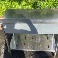 LIXIL/リクシル■sunwave/　ステンレス製作業台　引き出し付き　横90高さ頂点89　縦45  長野県、松本市　厨房機器