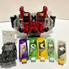 仮面ライダーダブル　ベルト　ガイアメモリ　セット【ベルト破損あり】