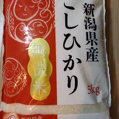 新潟県産こしひかり(無洗米)5キロ