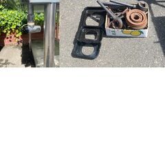 サンウェーブ 3口ガスコンロ S-GTB-76 都市ガス 中古　長野県松本市引き取り限定　W750×D650×H340　（mm) 13A 23.8KW 12A 22.6KW 送料無料