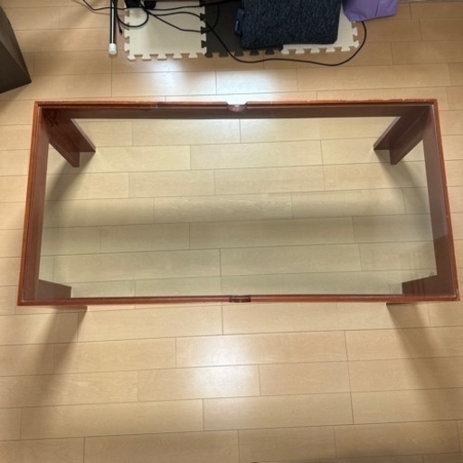 【売ります】ガラスローテーブル╒╕\n