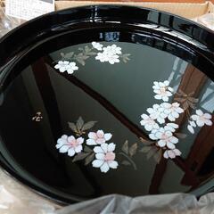 【新品】宇野千代 お盆 桜模様 