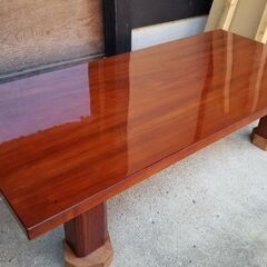 トガザワラ(吉野松)　一枚板　座卓　ローテーブル