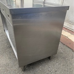 業務用 キャビネット 作業台 調理台 1200×600×800 スライド 収納庫 置き