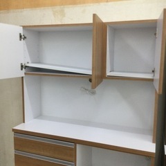 【✨新品❗️未使用❗️ナチュラル❗️コンセント口４個❗️✨】定価¥107,700 三友ファニチャー  3面レンジボード