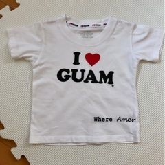I♡GUAM Tシャツ 夏 9〜12ヶ月