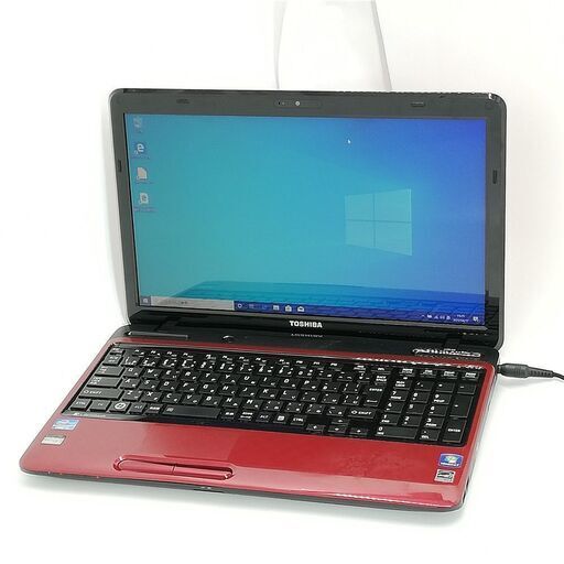 送料無料 新品SSD 15.6型 レッド ノートパソコン 東芝 T451/58ERS 中古良品 第2世代 Core i7 8GB Blu-ray 無線 Webカメラ Windows10 Office