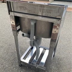 美品 業務用 アズマ 1槽シンク 幅450×奥450×高さ765(mm) 流し台 一層 一槽 キッチン 手洗い場 厨房機器 店舗用品 大阪 1層シンク AZUMA