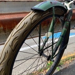 迷彩ビーチクルーザー 26インチ 整備済み
