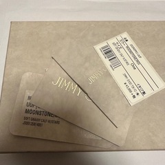 【美品】ジミーチュウ　三つ折り財布　グレー　レディース　箱付き