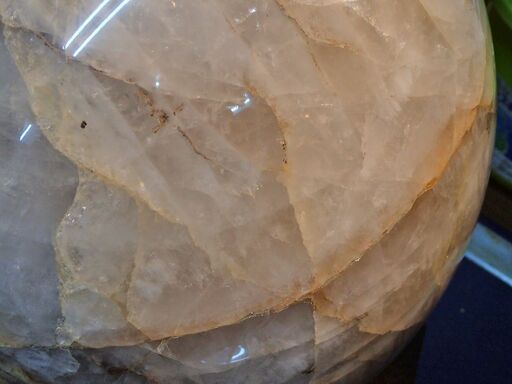 【天然石】水晶＿特大の丸玉、希少クリスタル！約60kg(引き取り限定)