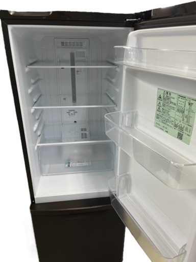 NO.484【2021年製】Panasonic ノンフロン冷凍冷蔵庫 NR-B17FW-T 168L