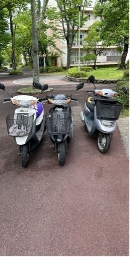 原付ホンダDIO 2台　ヤマハ一台