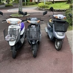 原付ホンダDIO 2台　ヤマハ一台