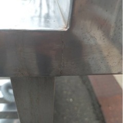 業務用 ソイルド 2槽シンク 幅1200×奥450×高さ820+120(mm) 流し台 バックガード付き 手洗い場 厨房機器 店舗用品 大阪 2層シンク 大阪発