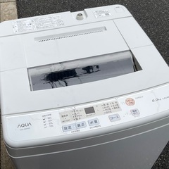 RKGSE-013】特価！アクア/6kg/全自動洗濯機/AQW-S60H/中古/2020年製/当社