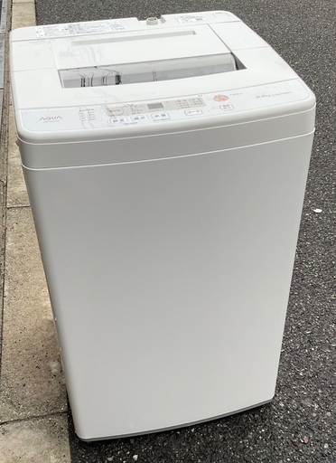 【RKGSE-013】特価！アクア/6kg/全自動洗濯機/AQW-S60H/中古/2020年製/当社より近隣地域無料配達