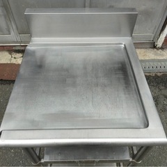 業務用 ソイルド 作業台 幅630×奥700×高さ850+150(mm) 調理台 バックガード付き 食洗機 JWE-580UA対応 大阪発 特注 食洗機用作業台