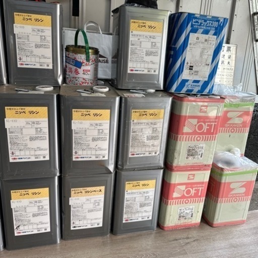 外壁塗料、吹付ガン一式