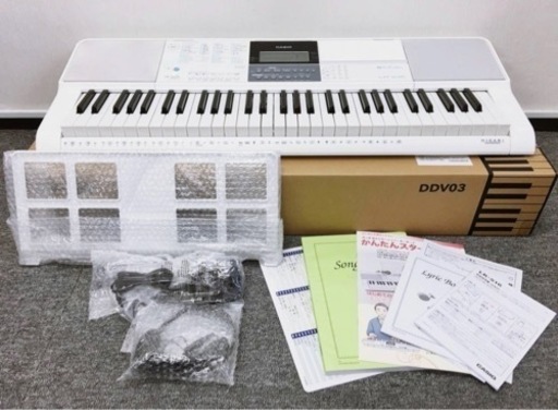 未使用 2019年製 カシオ CASIO 光ナビゲーションキーボード LK-516 電子ピアノキーボード