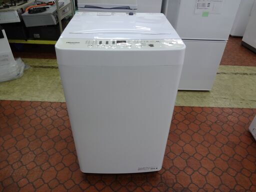 ID 223295 洗濯機5.5K ハイセンス ２０２１年製 HW-T55D - 生活家電
