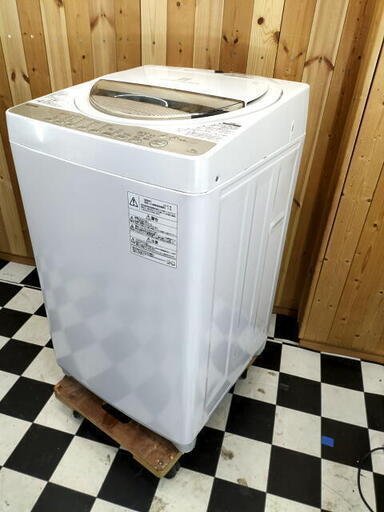 東芝　洗濯機　6.0kg　風乾燥　ステンレス槽　パワフル浸透洗浄　AW-6G3
