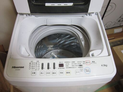 ハイセンス　全自動電気洗濯機　2018製　4.5kg