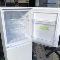 【リサイクルサービス八光】2021年製　シャープ　冷蔵庫 （152L・つけかえどっちもドア）SJ-D15G-W