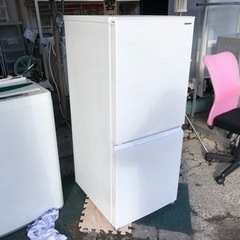 【リサイクルサービス八光】2021年製　シャープ　冷蔵庫 （152L・つけかえどっちもドア）SJ-D15G-W