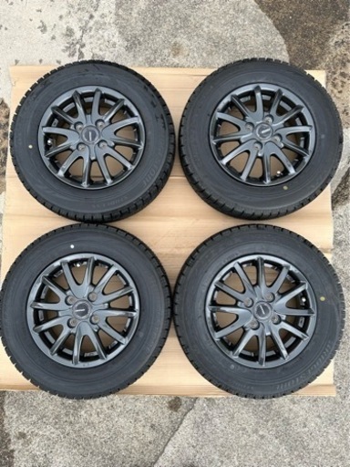 軽自動車に 145/80R13 スタッドレスタイヤ ホイール付 クレカ決済