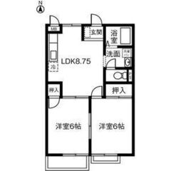 南宿駅21分！2LDK！初期費用３万円！K’S HOUSE A202⭐️R-LaBは仲介手数料ゼロ円⭐️ - 南宿